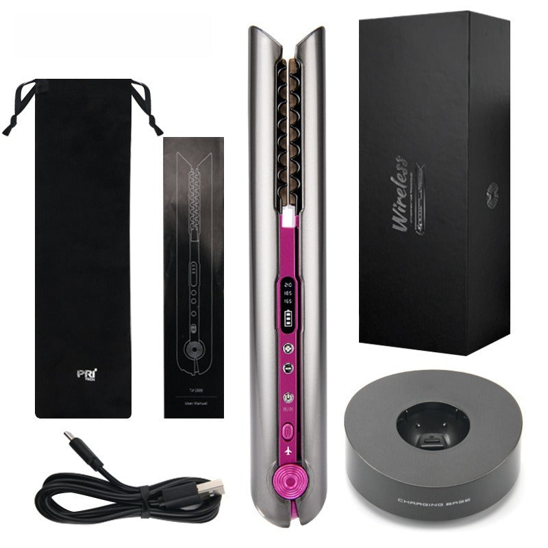 Wireless Hair Straightener and Curler