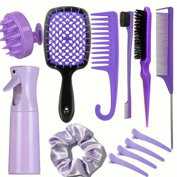 12 Pcs hairstyle comb set