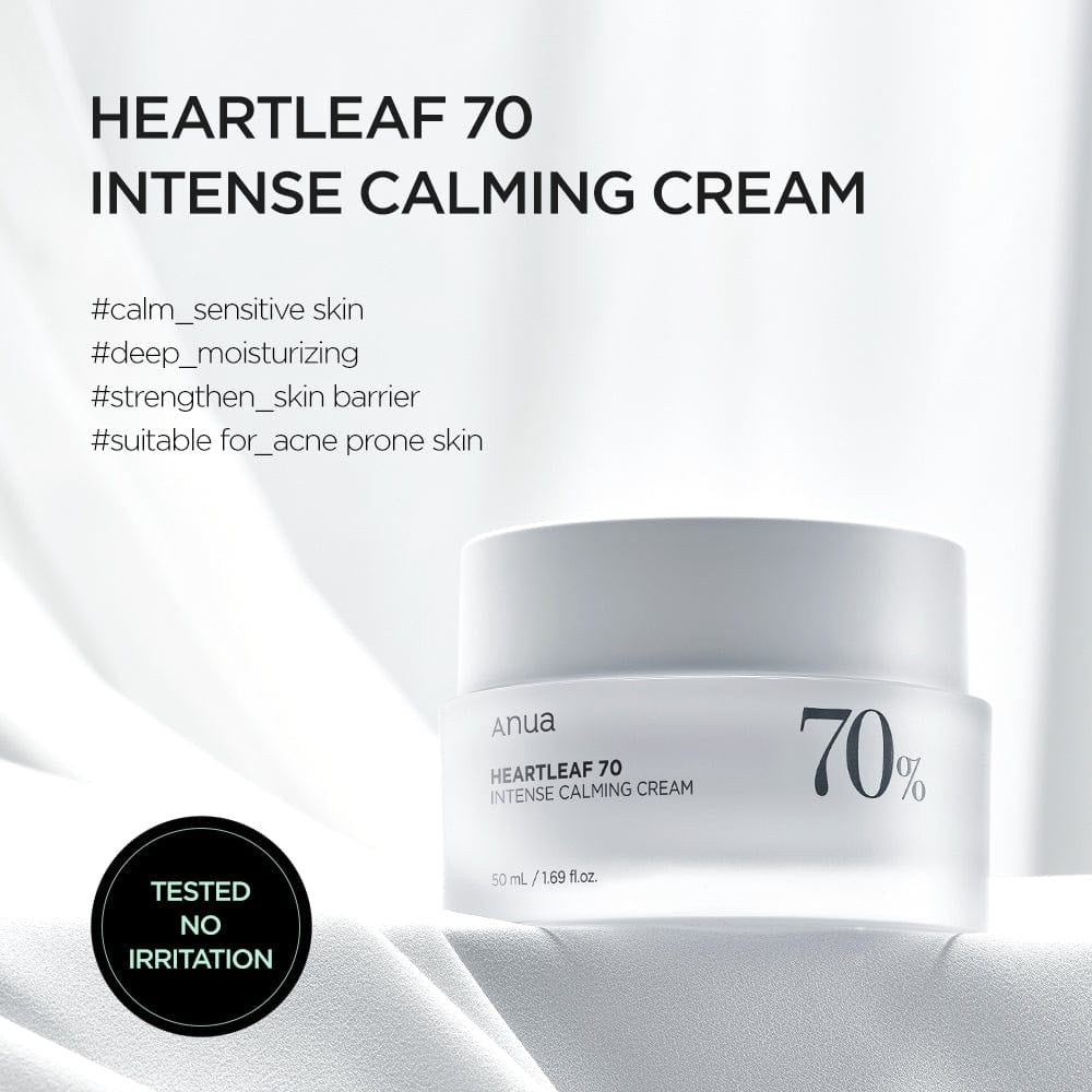 Anua Heartleaf 70% Intense Calming Cream - 50ml
