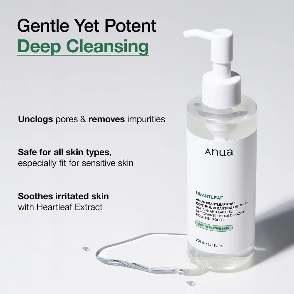 Anua Heartleaf Pore Cleansing Oil Mild - 200ml