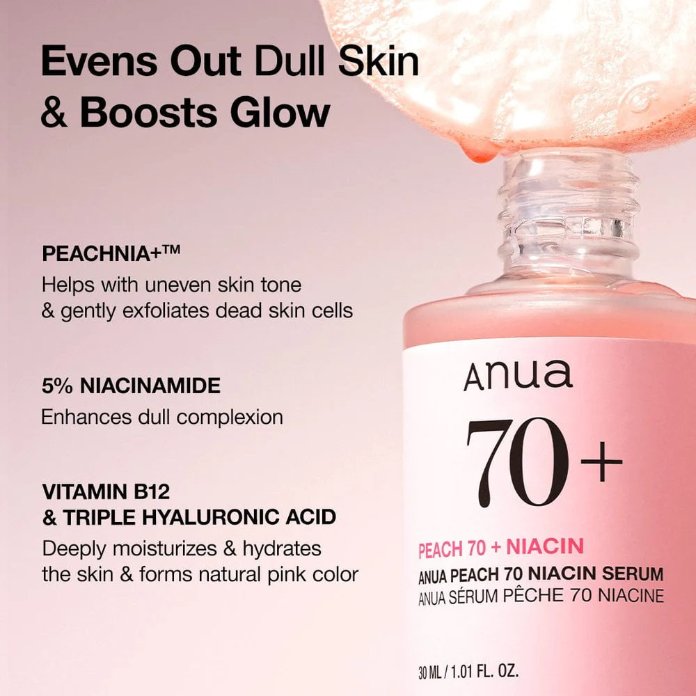 Anua Peach 70 Niacin Serum - 30ml