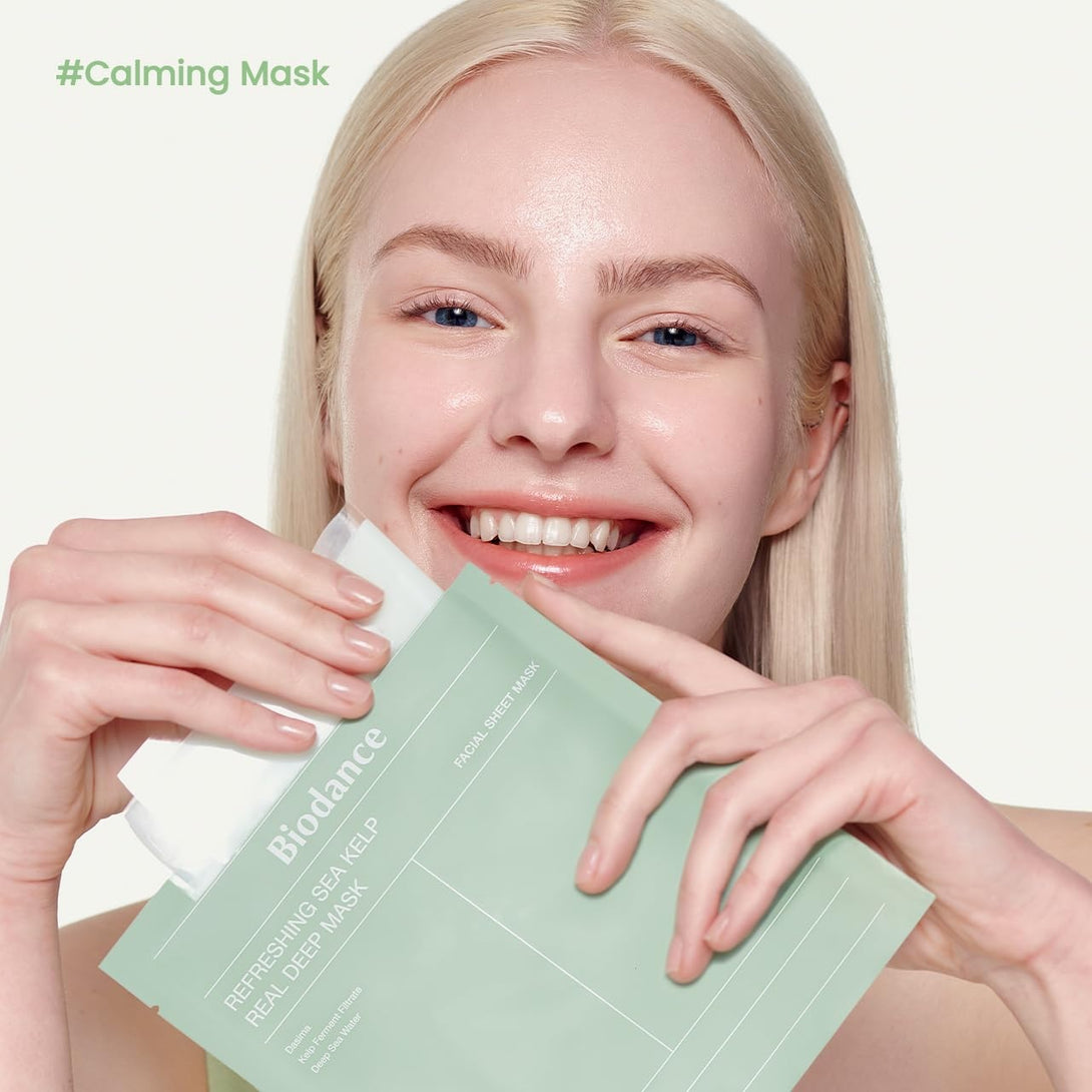 Biodance Refreshing Sea Kelp Real Deep Mask - 4 Sheets