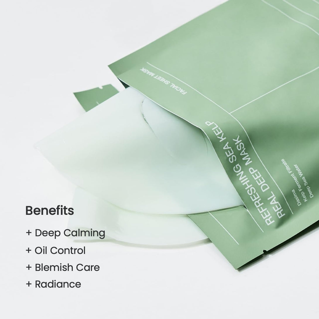 Biodance Refreshing Sea Kelp Real Deep Mask - 4 Sheets