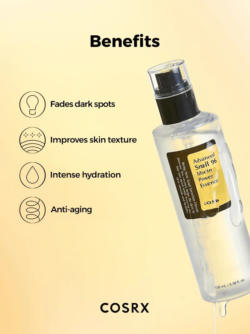 COSRX Advanced Snail 96 Mucin Power Essence - 3.38 fl oz (100 ml)