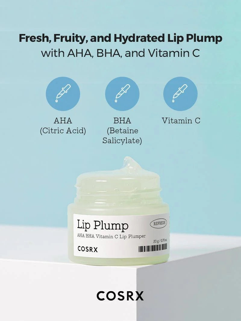 Cosrx Lip Plump Refresh AHA BHA Vitamin C Lip Plumper - 20g