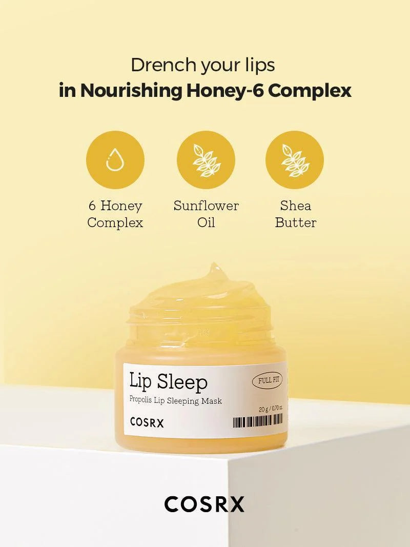 Cosrx Lip Sleep Full Fit Propolis Lip Sleeping Mask - 20g