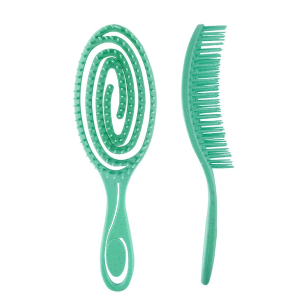 Detangling Hair Brush Green
