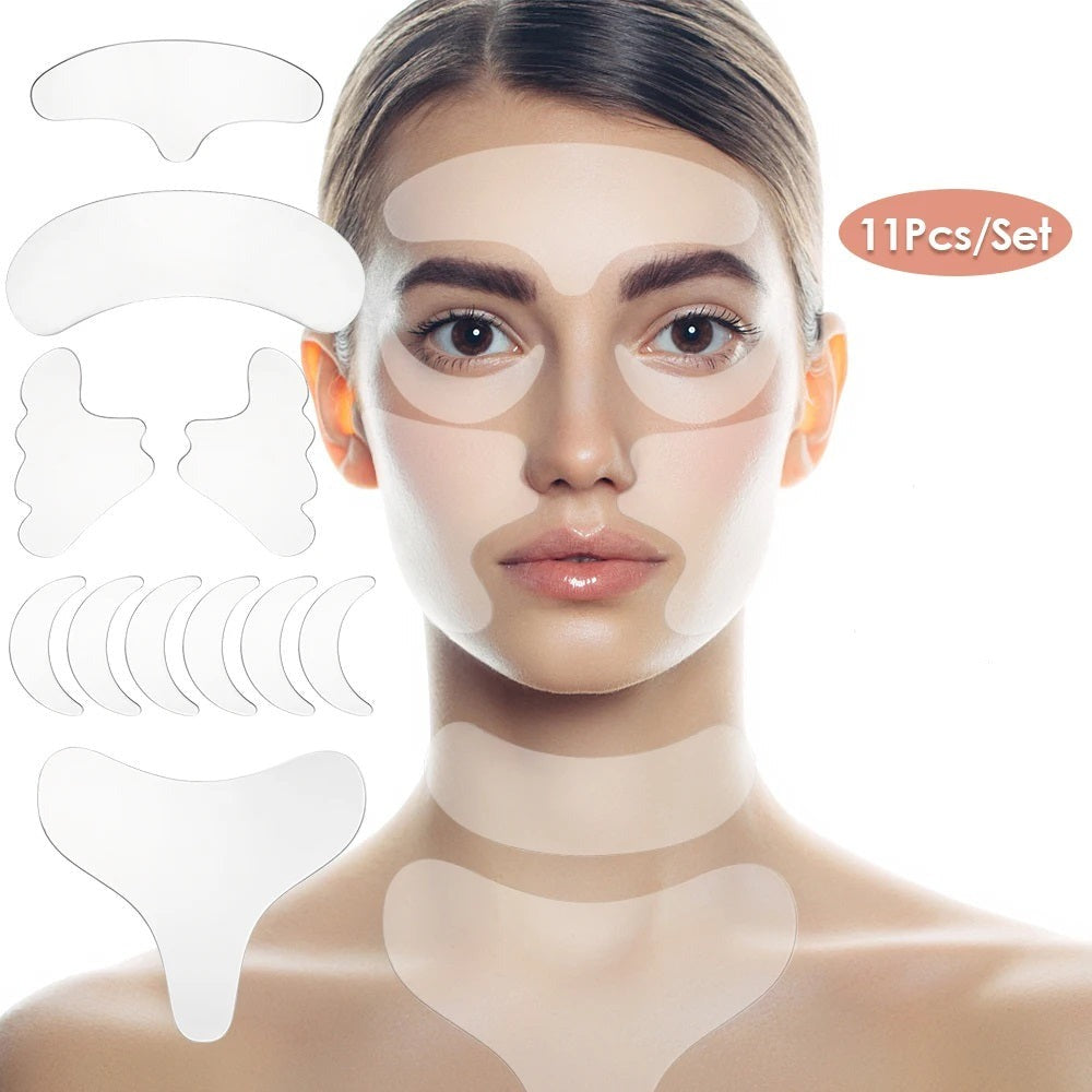 Facial Reusable Silicone Wrinkle Removal Patches