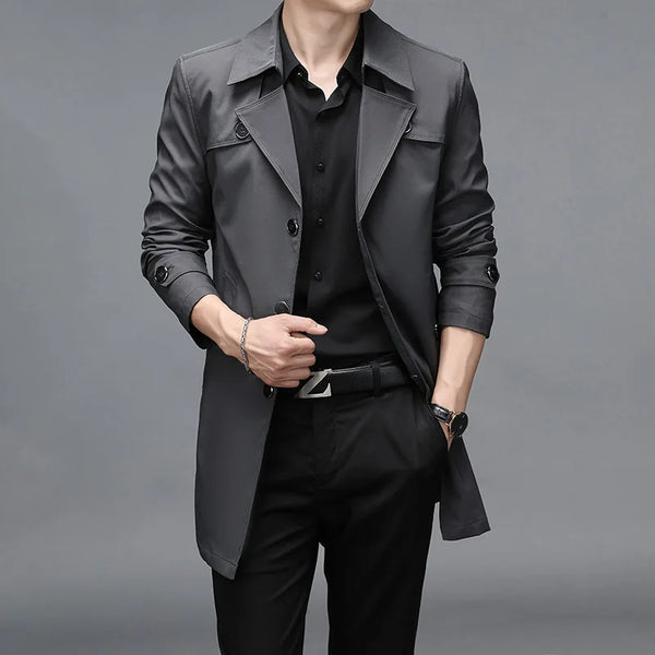 Casual Windbreaker Trench Coat