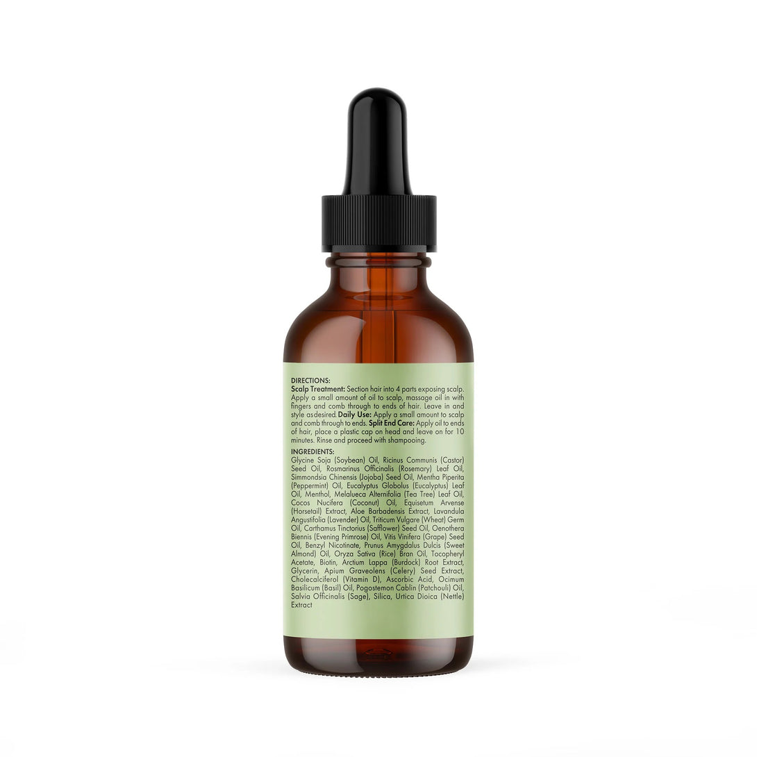 MIELLE Rosemary Mint Scalp & Hair Strengthening Oil - 2 fl oz (59 ml)