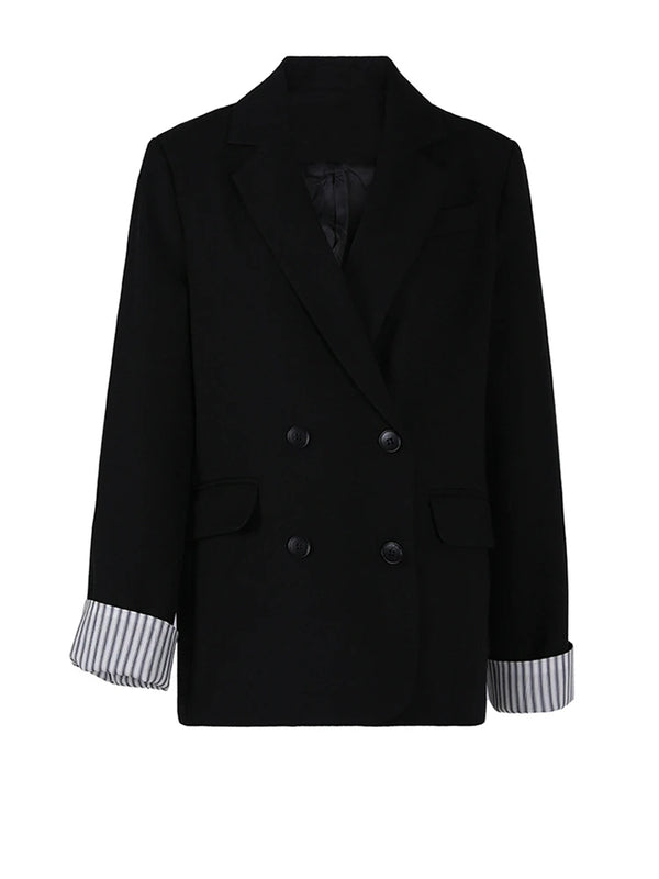 Double Breasted Blazer in Black