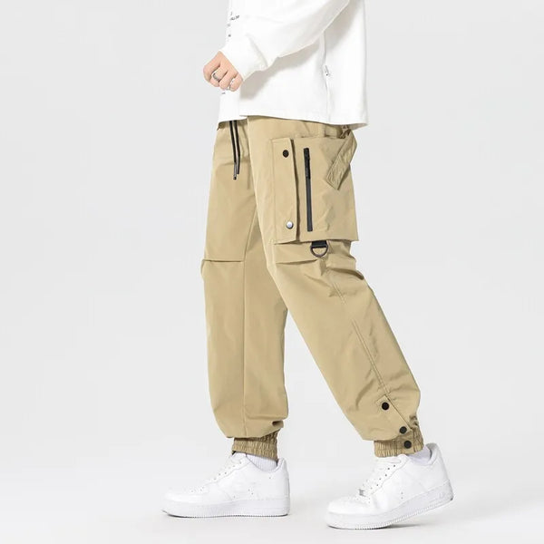 Loose Fit Cuffed Cargo Pants