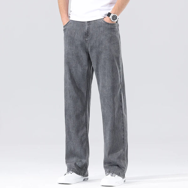 Loose Fit Straight Lyocell Jeans