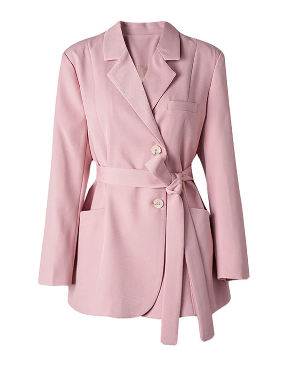 Belted Oversized Blazer