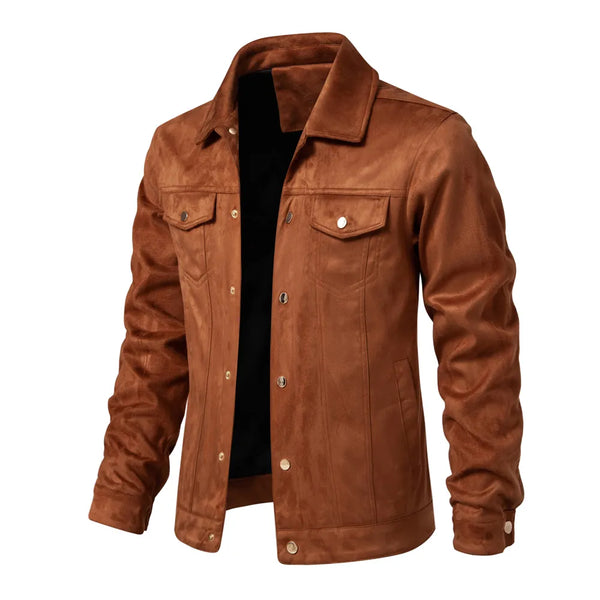 Suede Leather Luxury Casual Jacket