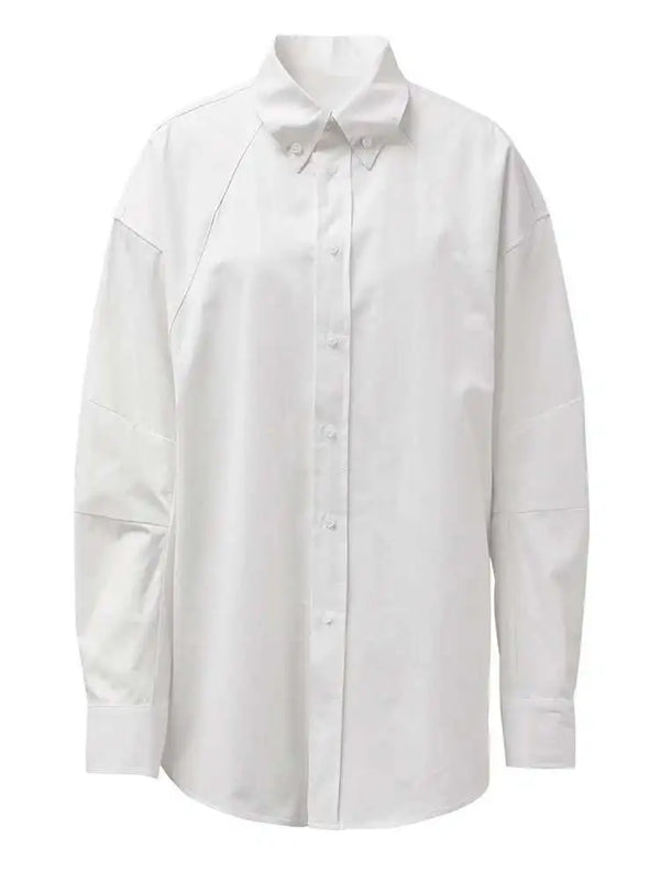 Long-Sleeve Oversized Shirt