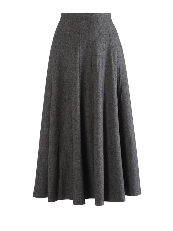 Full Circle A-Line Midi Skirt