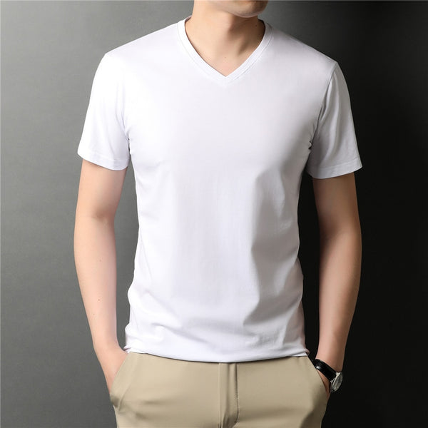 Casual V-Neck Short Sleeve T-Shirt