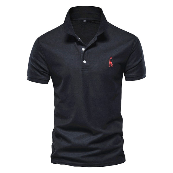 Casual Cotton Slim Fit Short Sleeve Polo Shirt